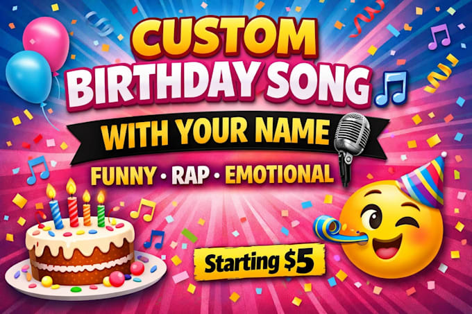 custom birthday song with name