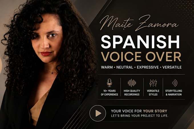 record a neutral spanish voice over
