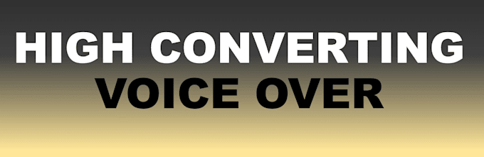 a professional english voice over for ads and commercials