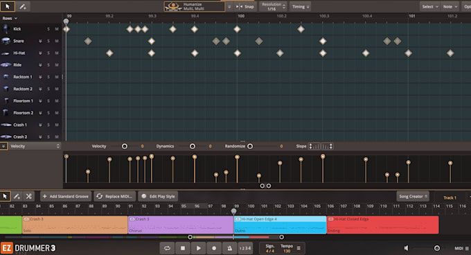 humanise your midi drums