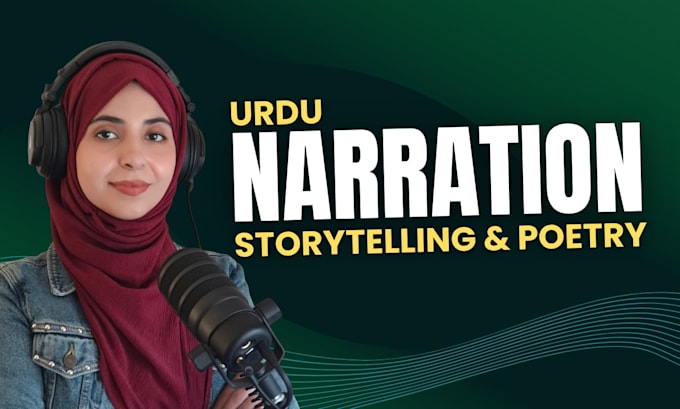record professional urdu narration and storytelling