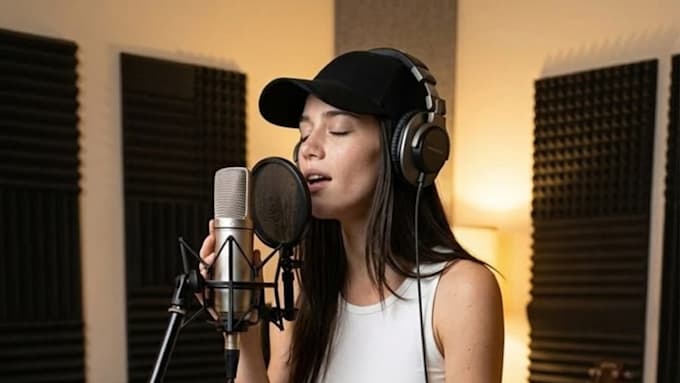 be your female singer and ghostwriter for rapper hip pop trap, pop, edm vocals