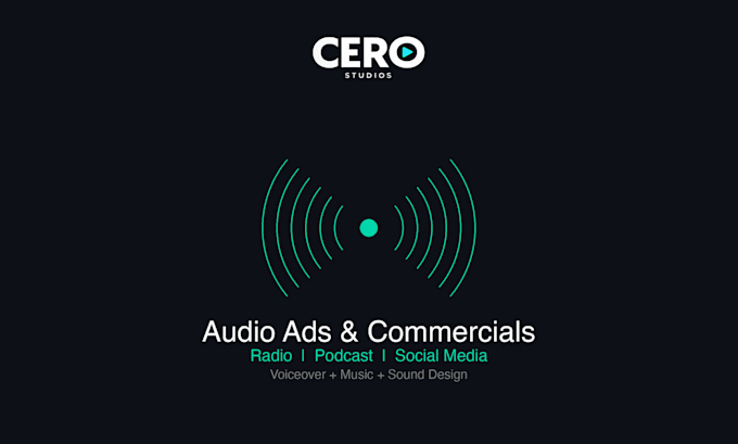 create a professional audio ad or commercial voiceover