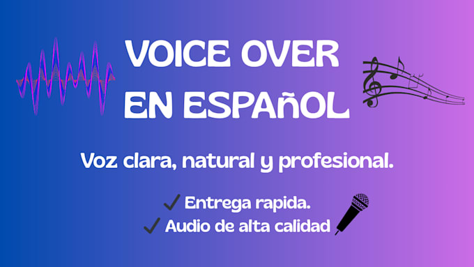 spanish voice over artist