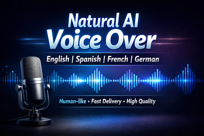 create natural ai voice over that sounds human