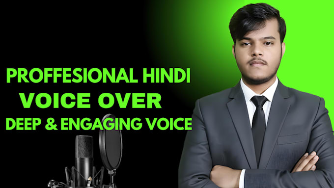 record a professional voice over in hindi