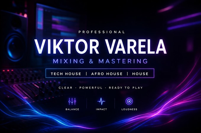 mix and master your electronic music track professionally