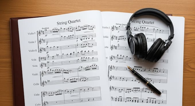 write professional string quartet scores and satb arrangements