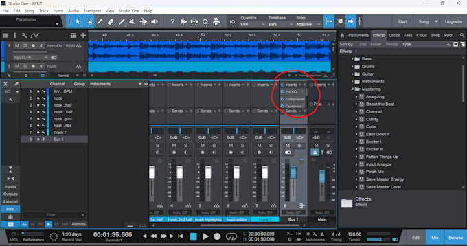 mix and master your song