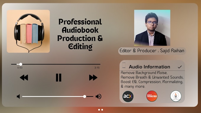be your audiobook acx producer