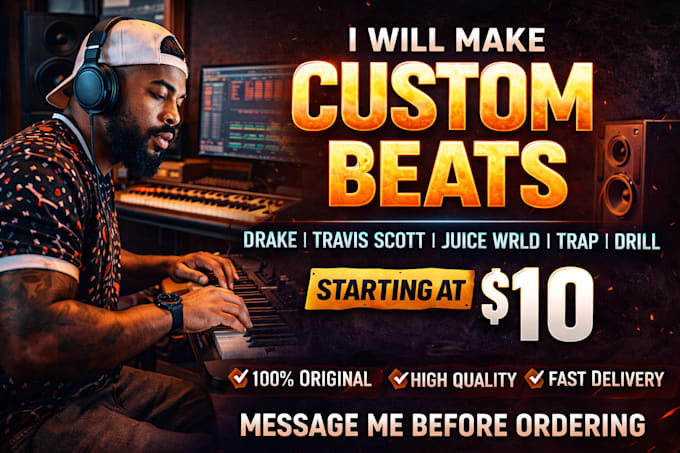 create a custom trap or drill beat for your song