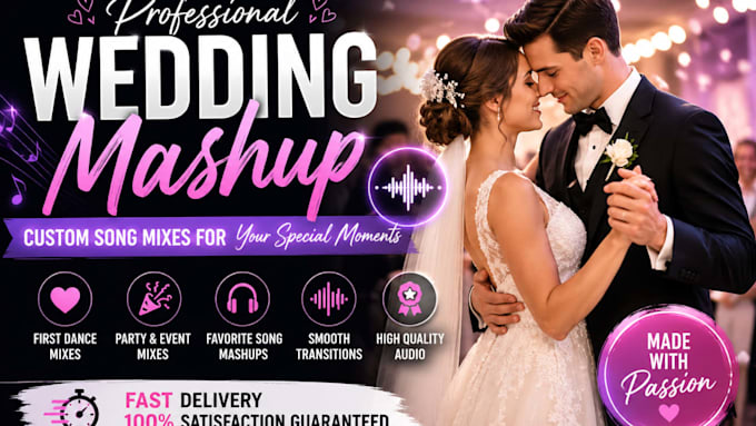 create a seamless mashup of your wedding or party