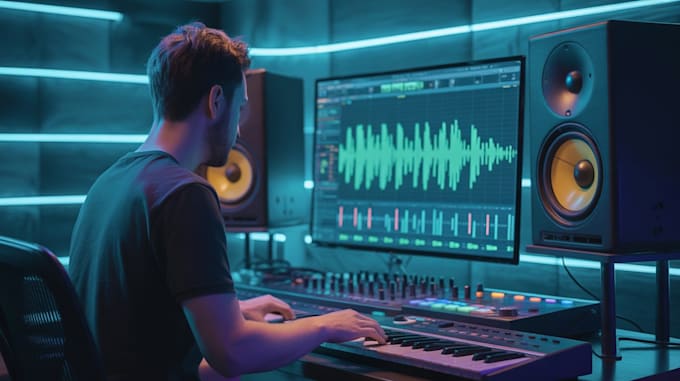 create a heavy professional beat with powerful drops
