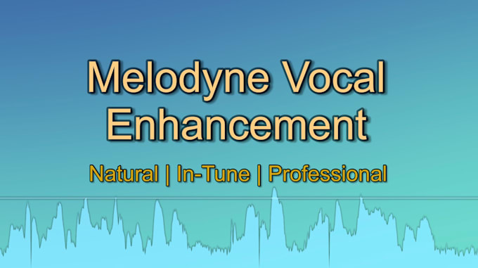 tune and align your vocals naturally using melodyne