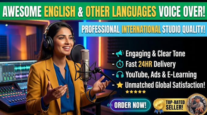 generate professonal voice over