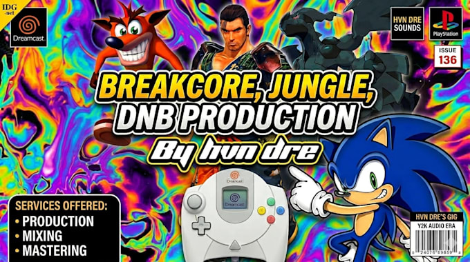 produce a jungle breakcore liquid dnb track for you