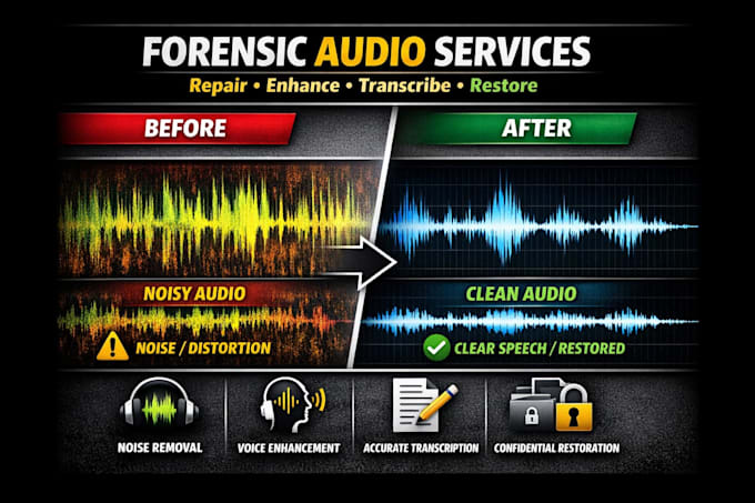 forensic audio editing podcast audio editing audio cleanup noise removal audio