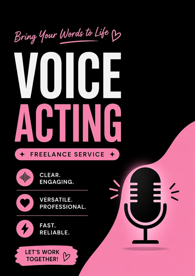 narrate your script or story