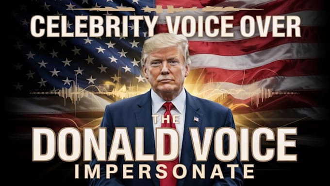 deliver a professional donald trump impression voiceover