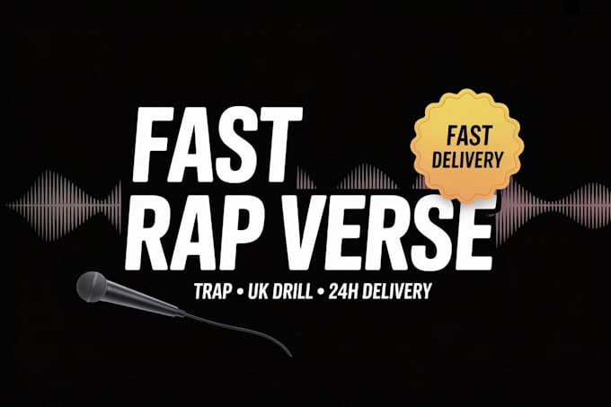 create rap verse, trap rap vocals, UK drill rap, british rapper