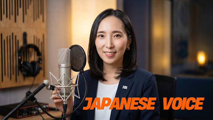 provide high quality japanese voice data for ai training