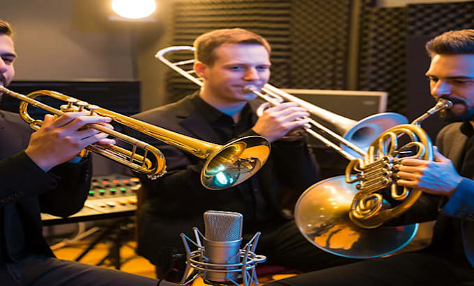 record pro trumpet, trombone or brass section