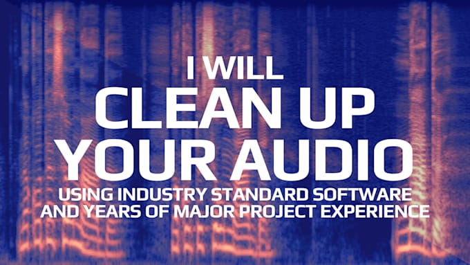 clean up your audio using izotope rx