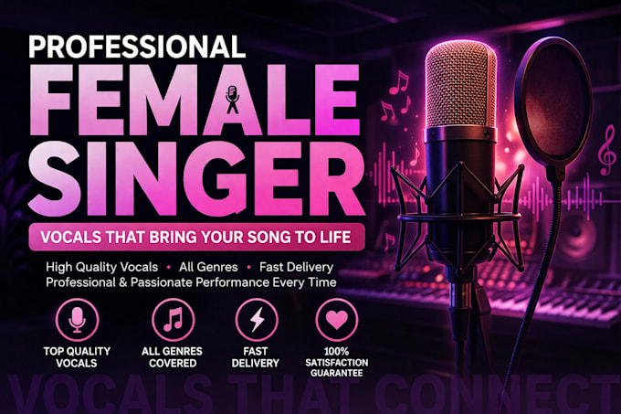 be your female singer or vocalist