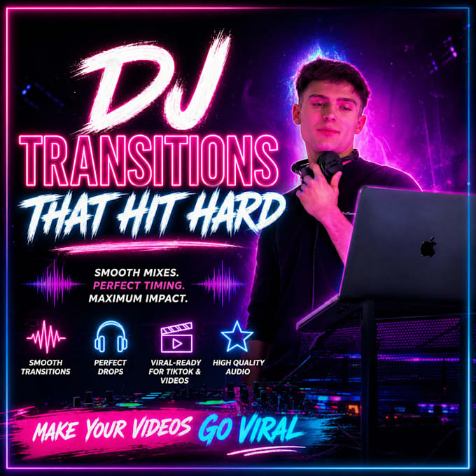 create smooth dj transitions or mashups for your tiktok or videos