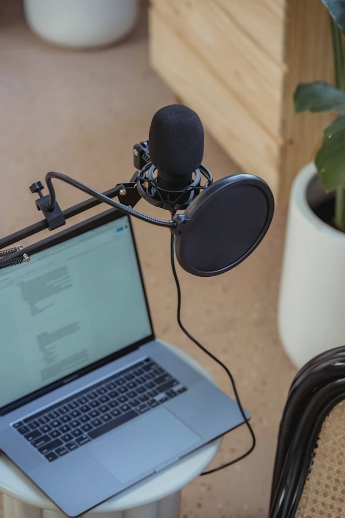 record a professional voice over for ads and narration