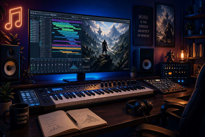 compose custom soundtracks which fit your project