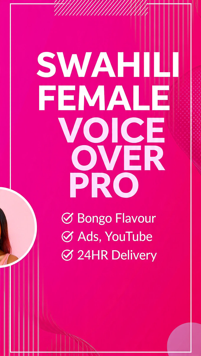 record funny female voice over for your video