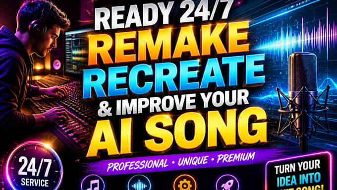recreate or remake any ai generated song with studio quality