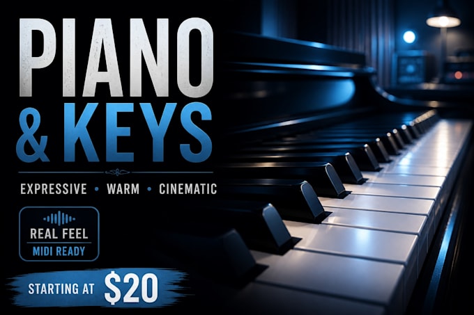 record or program expressive piano and keys for your song