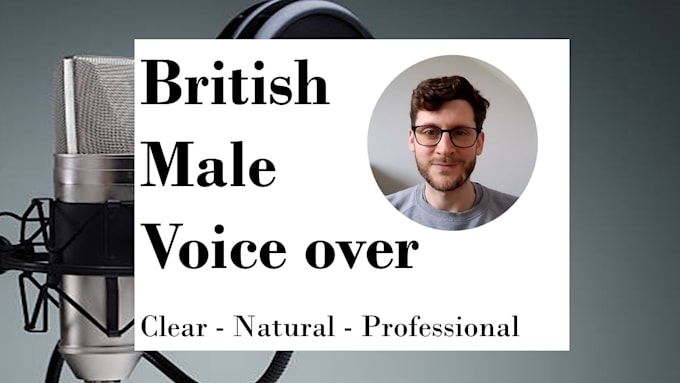 record a british male voice over