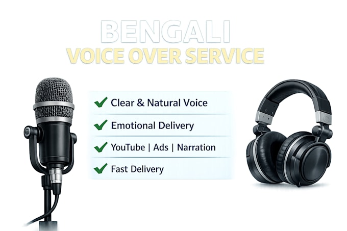 record professional bengali voice over
