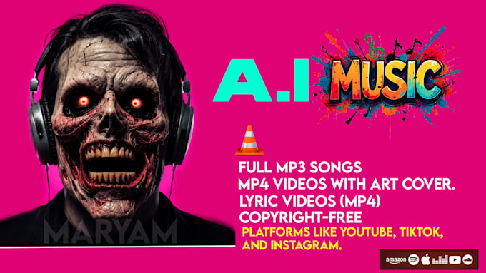produce a professional lyrics and song using ai