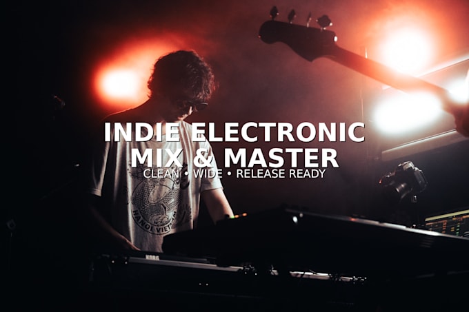 mix and master your indie electronic or synthpop track