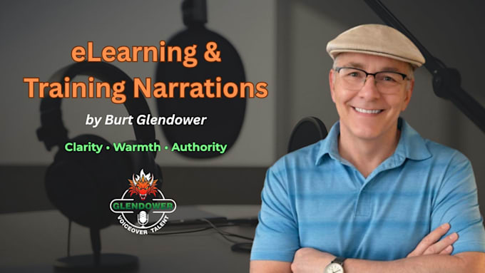 provide professional voiceovers for elearning and training