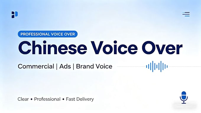 chinese female commercial voice over