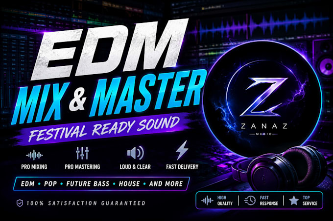 mix and master your edm or pop song