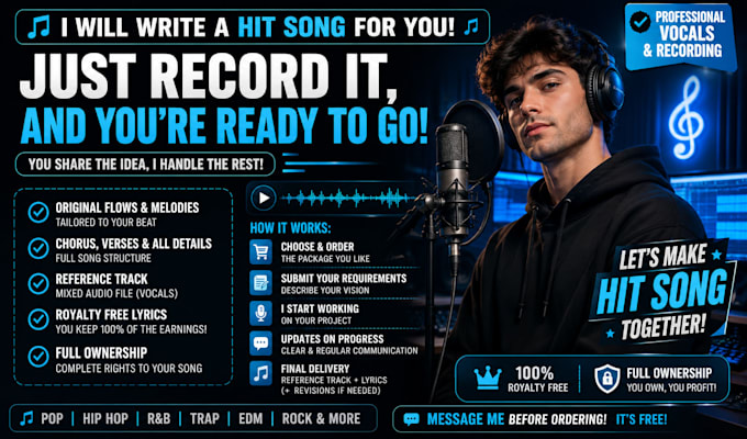 ghostwrite a guaranteed hit song in 24 hours