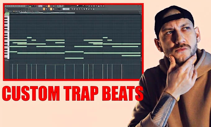 create dark trap beat for your track
