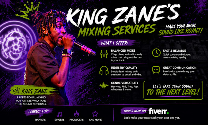 mix your underground rap vocals