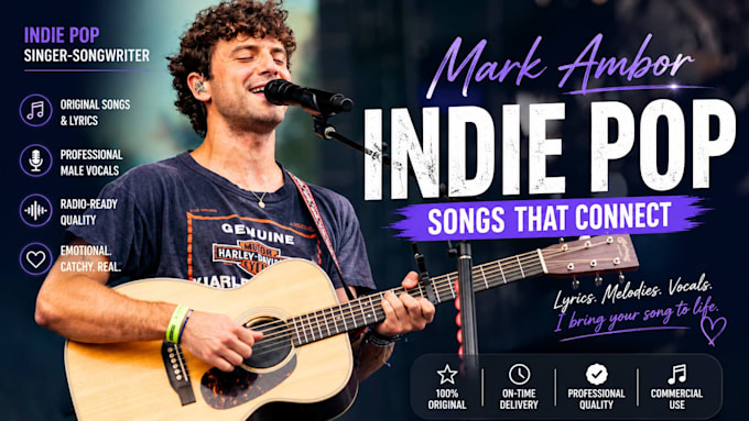 be your professional indie pop singer songwriter