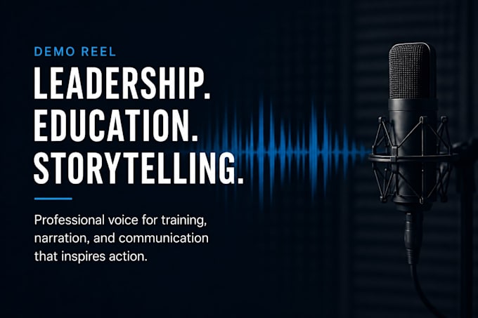record a professional corporate or e learning voiceover
