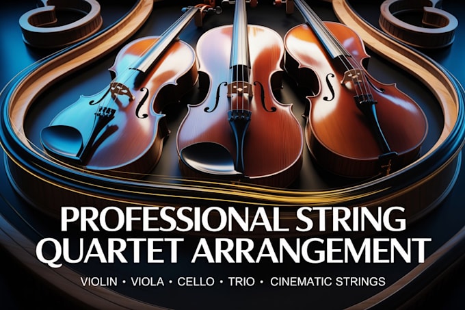 record professional violin viola cello trio or string quartet arrangement