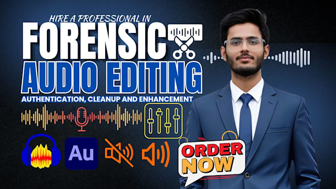 do forensic audio cleanup, detect background voice, and enhance any audio