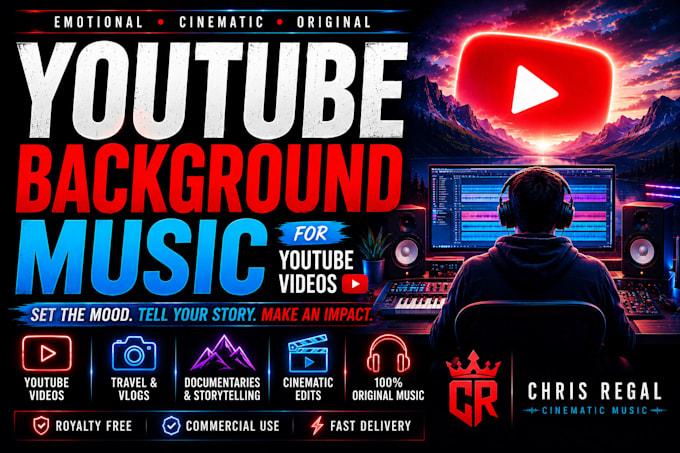 create cinematic background music for youtube videos