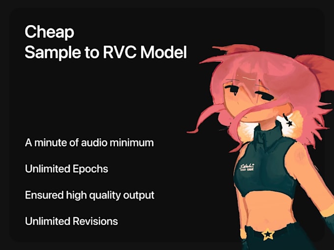 create an rvc model, cover, and art for you